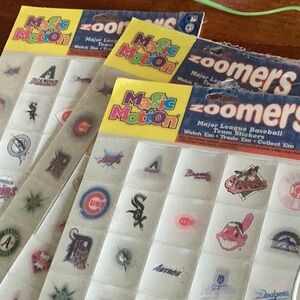 ⚾️ ZOOMERS   DEADSTOCK Pinnacle BASEBALL ⚾️ Stickers - NEW